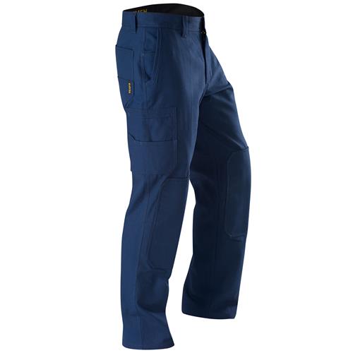 E1160 Navy Chizeled Cargo Pants with Knee Protection